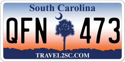 SC license plate QFN473