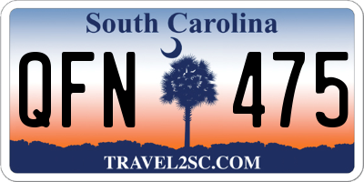 SC license plate QFN475