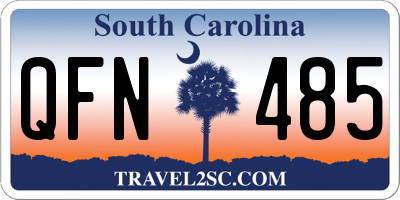 SC license plate QFN485