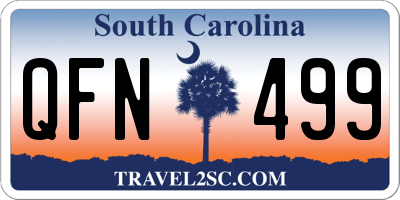 SC license plate QFN499