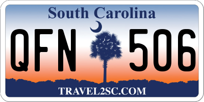 SC license plate QFN506