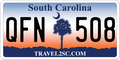 SC license plate QFN508