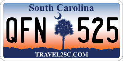 SC license plate QFN525