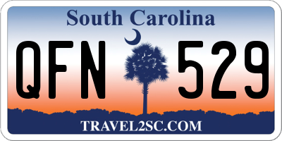 SC license plate QFN529