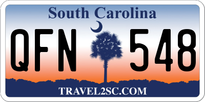 SC license plate QFN548