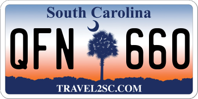 SC license plate QFN660
