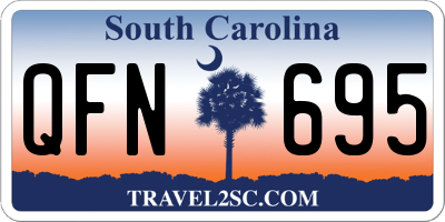 SC license plate QFN695