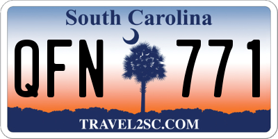 SC license plate QFN771
