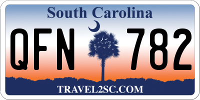SC license plate QFN782