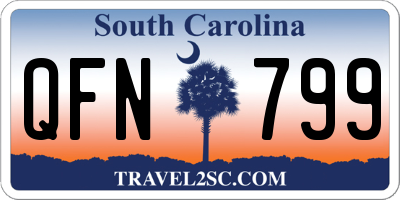 SC license plate QFN799
