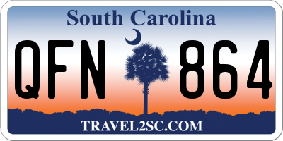 SC license plate QFN864