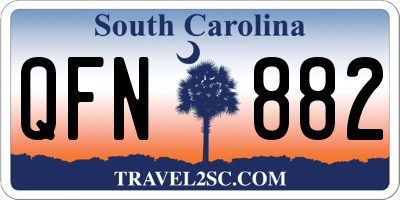 SC license plate QFN882