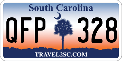 SC license plate QFP328
