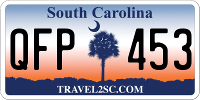 SC license plate QFP453