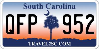 SC license plate QFP952