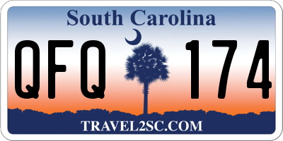SC license plate QFQ174