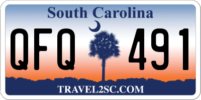 SC license plate QFQ491