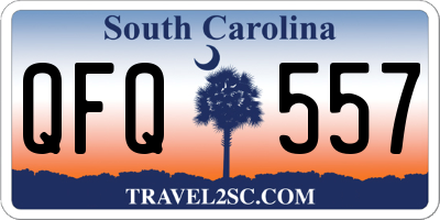 SC license plate QFQ557