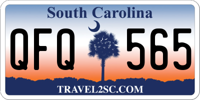 SC license plate QFQ565