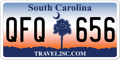 SC license plate QFQ656