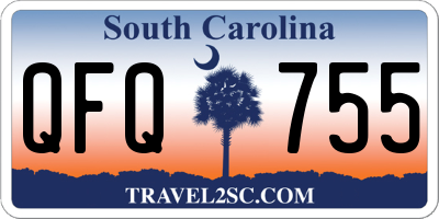 SC license plate QFQ755