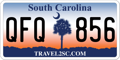 SC license plate QFQ856