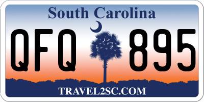 SC license plate QFQ895