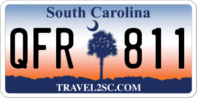 SC license plate QFR811