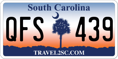 SC license plate QFS439