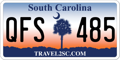 SC license plate QFS485