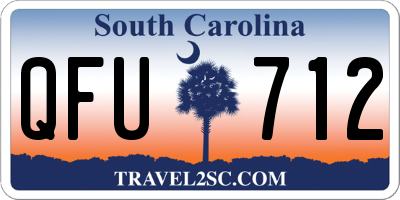 SC license plate QFU712