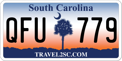 SC license plate QFU779