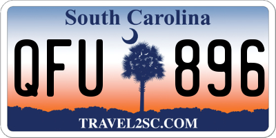 SC license plate QFU896