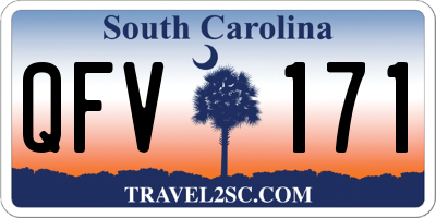 SC license plate QFV171