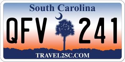 SC license plate QFV241