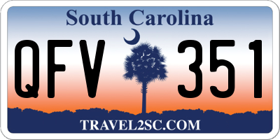 SC license plate QFV351
