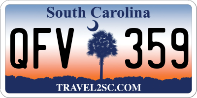 SC license plate QFV359