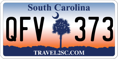 SC license plate QFV373