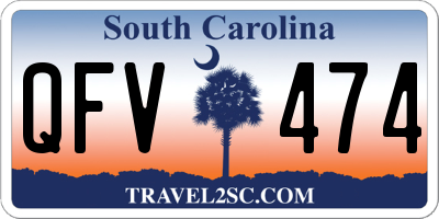 SC license plate QFV474