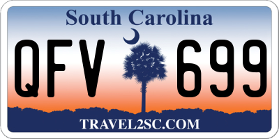 SC license plate QFV699