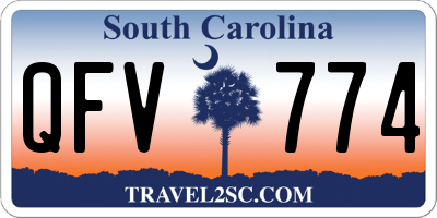 SC license plate QFV774