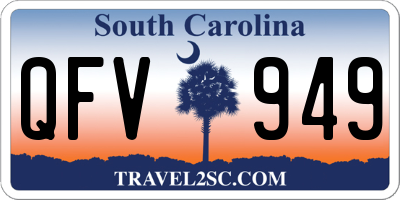 SC license plate QFV949