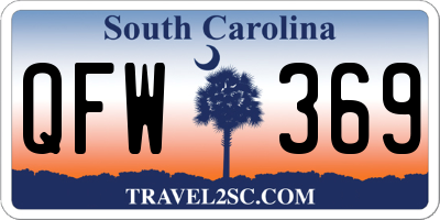 SC license plate QFW369