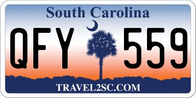 SC license plate QFY559