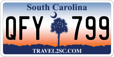 SC license plate QFY799