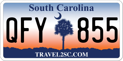 SC license plate QFY855