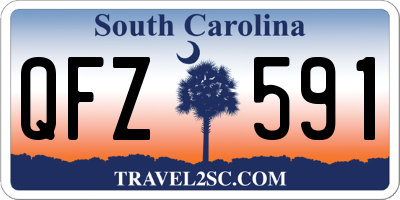 SC license plate QFZ591