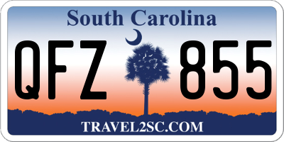 SC license plate QFZ855
