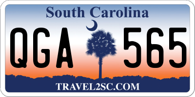 SC license plate QGA565