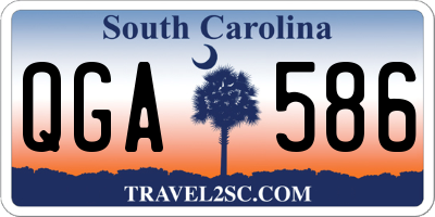 SC license plate QGA586